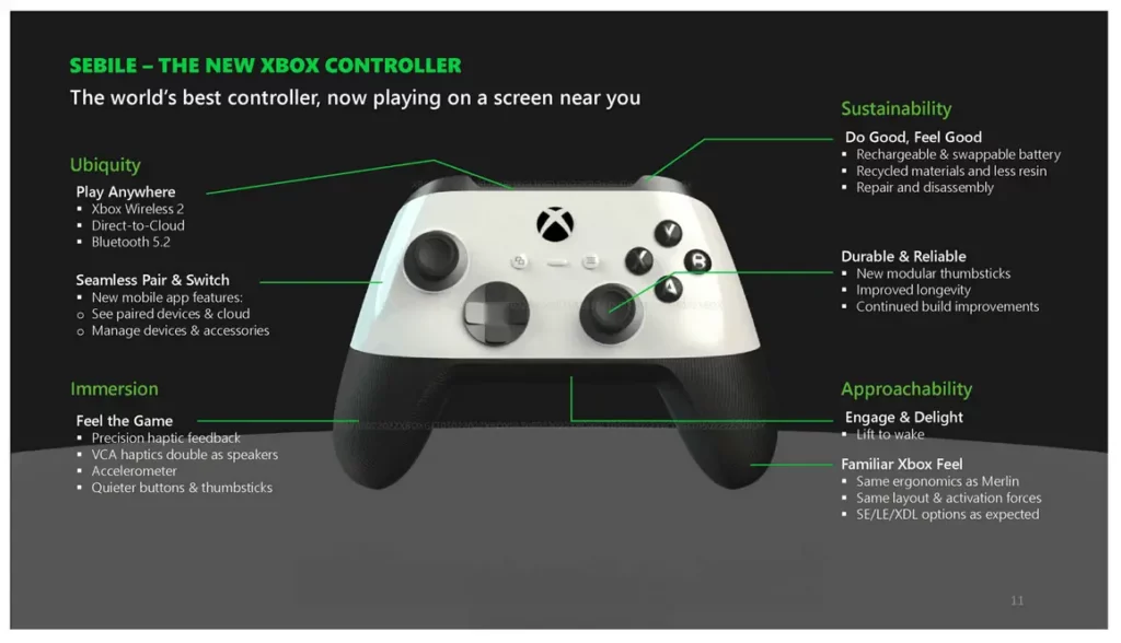 Sebile controller Xbox