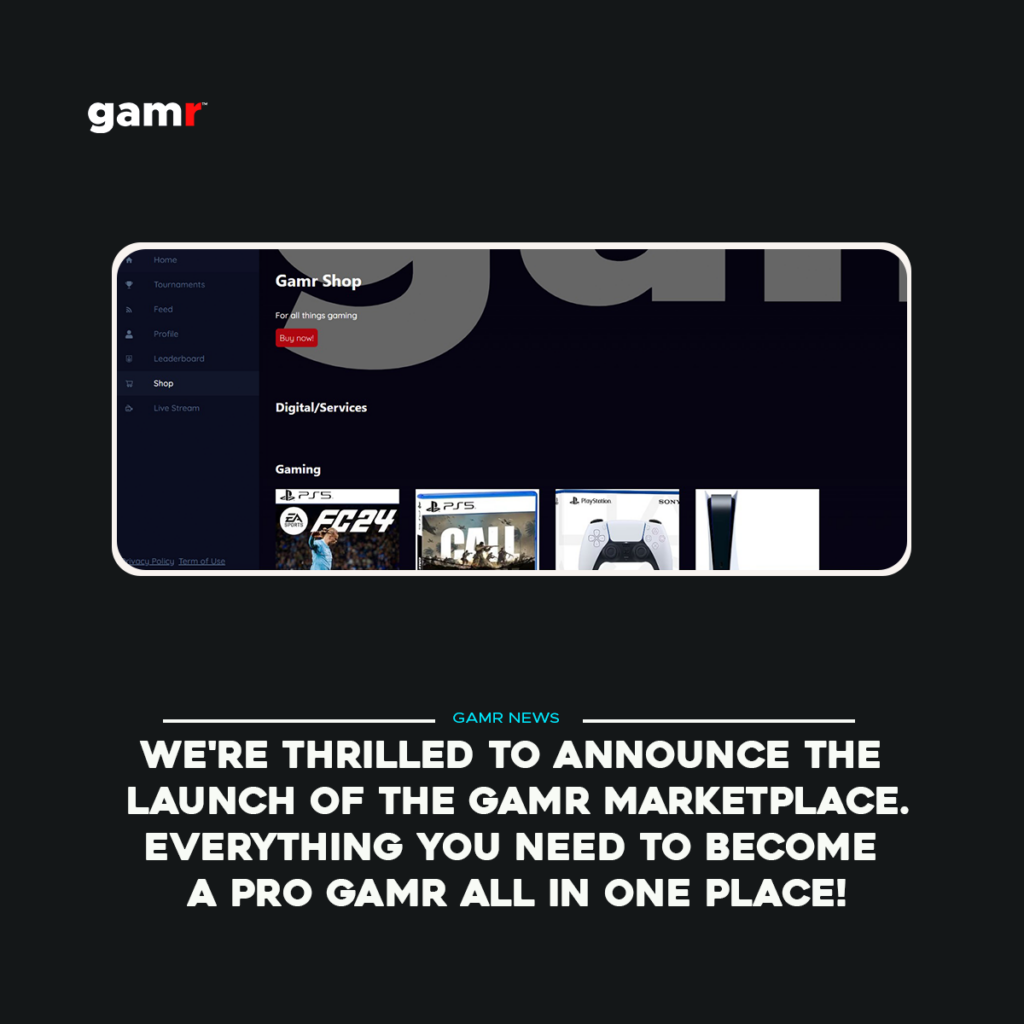 Gamr Marketplace